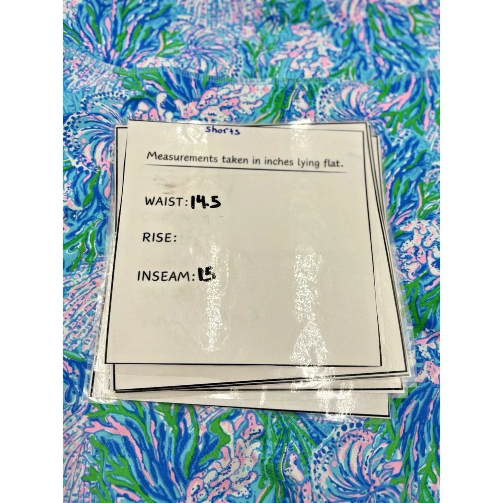 Lilly‎ Pulitzer Zadora High Rise Skort Women's M Las Olas Aqua UPF 50 NWT Blue - Picture 11 of 12